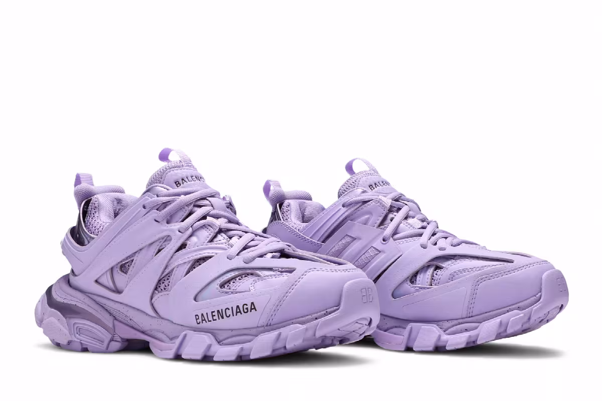 Balenciaga Women's Track Sneaker Lilac, view 9