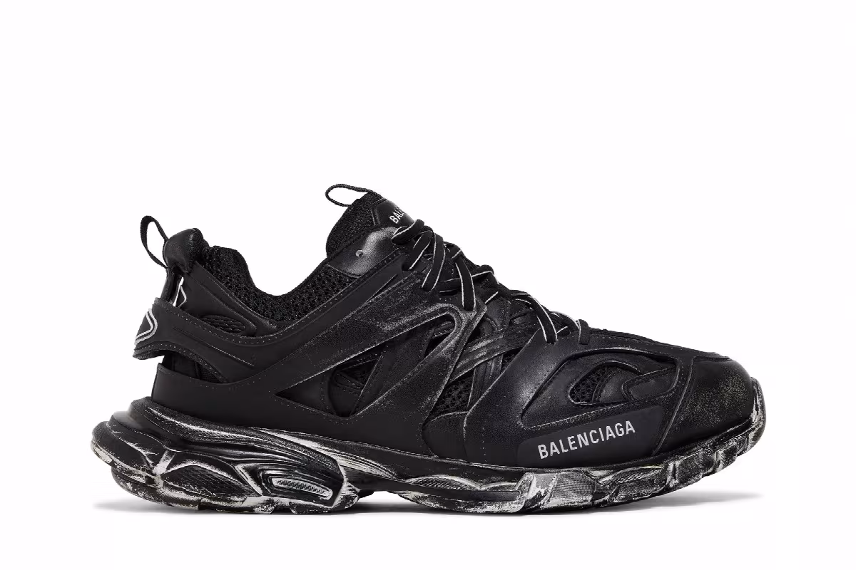 Balenciaga Track Sneaker Faded Black, view 2