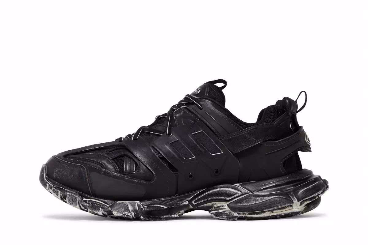 Balenciaga Track Sneaker Faded Black, view 4