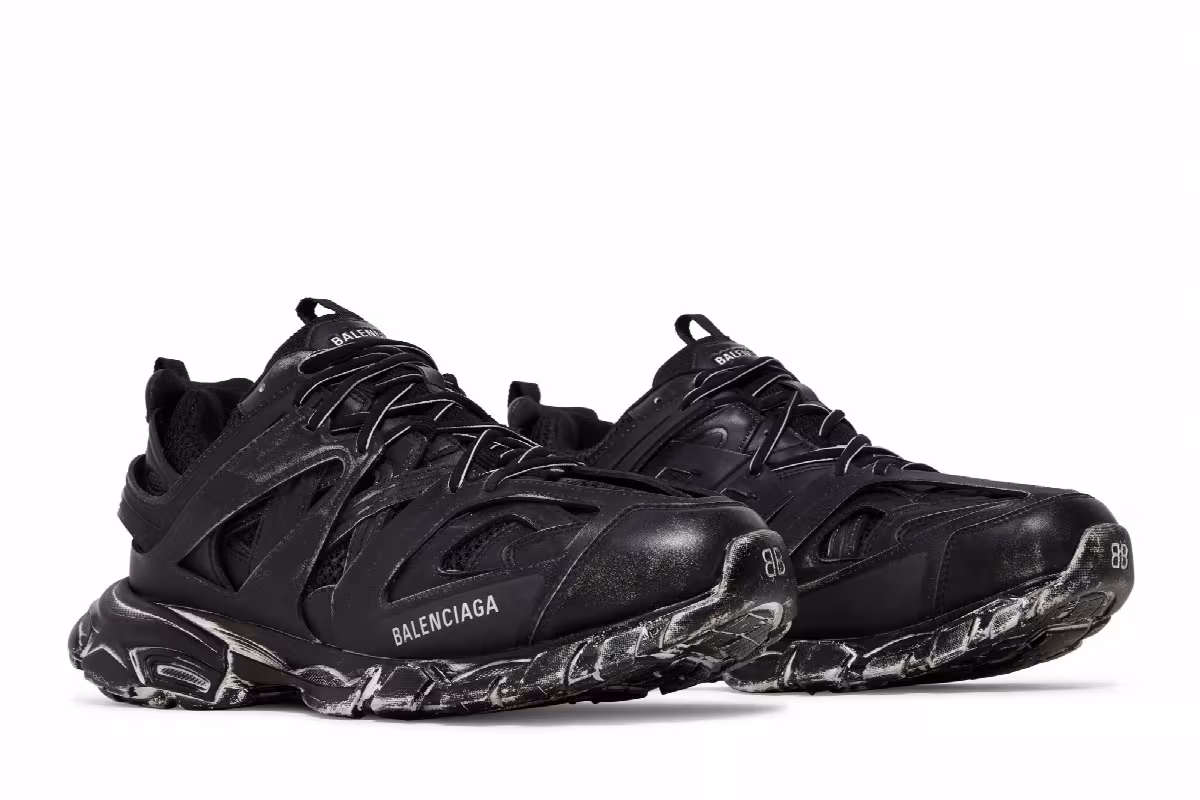 Balenciaga Track Sneaker Faded Black, view 9