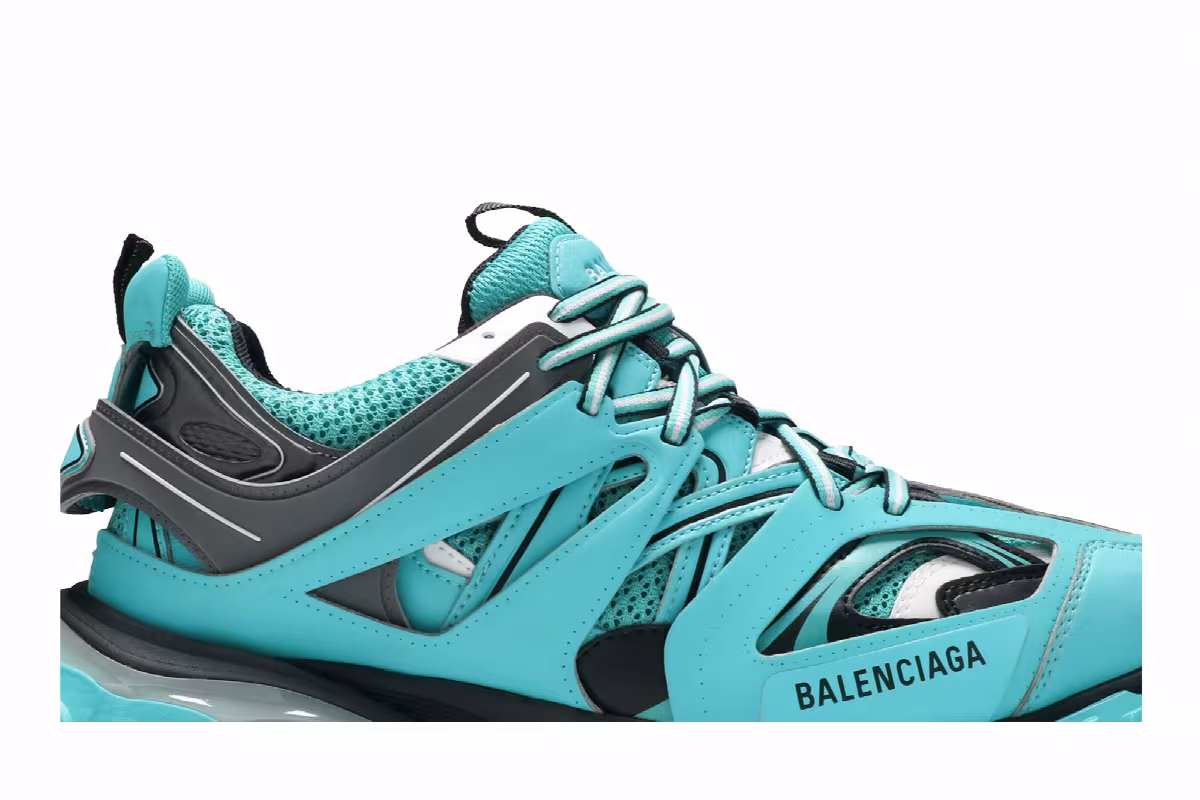 Balenciaga Track Sneaker Turquoise, view 3