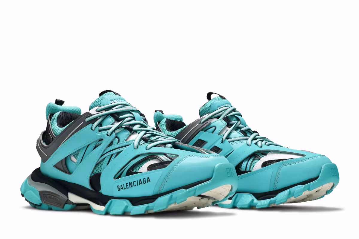 Balenciaga Track Sneaker Turquoise, view 9