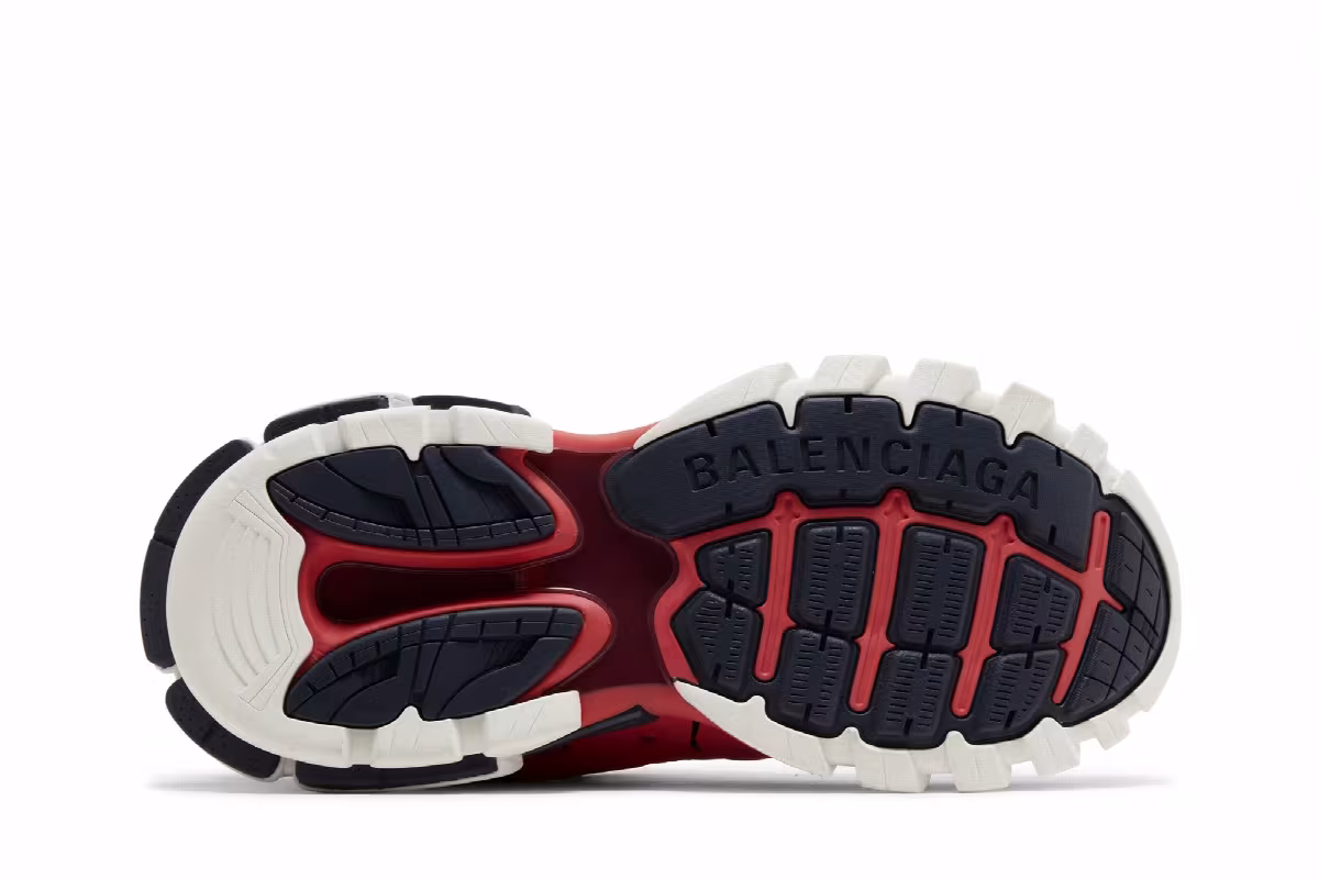 Balenciaga Track LED Sneaker Red Dark Grey, view 5