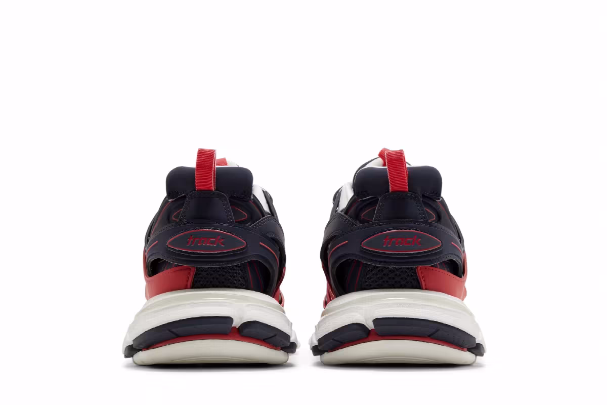 Balenciaga Track LED Sneaker Red Dark Grey, view 7