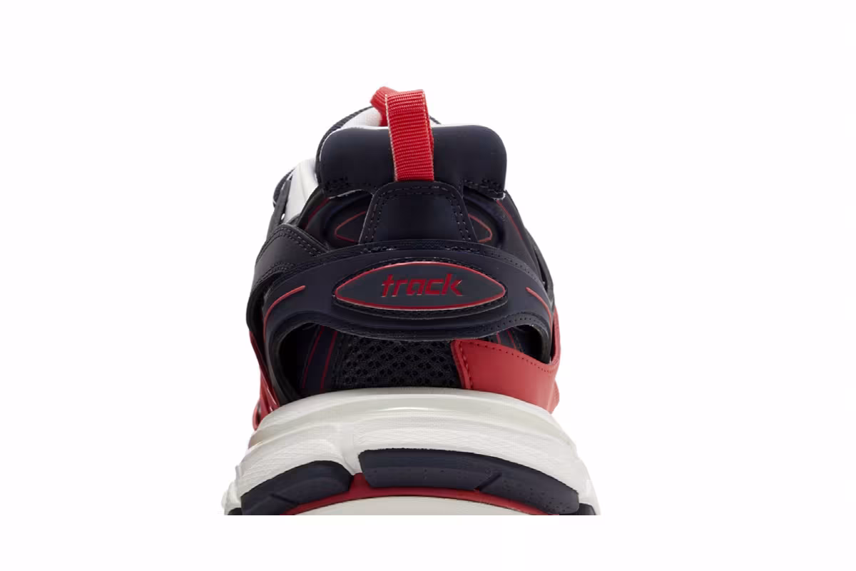Balenciaga Track LED Sneaker Red Dark Grey, view 8
