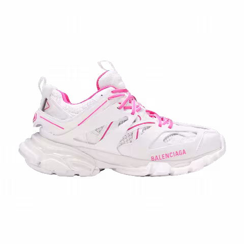 Balenciaga Wmns Track Sneaker 'White Fluo Pink'