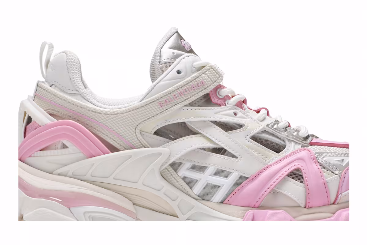 Balenciaga Women's Track.2 Sneaker Pink Beige, view 3