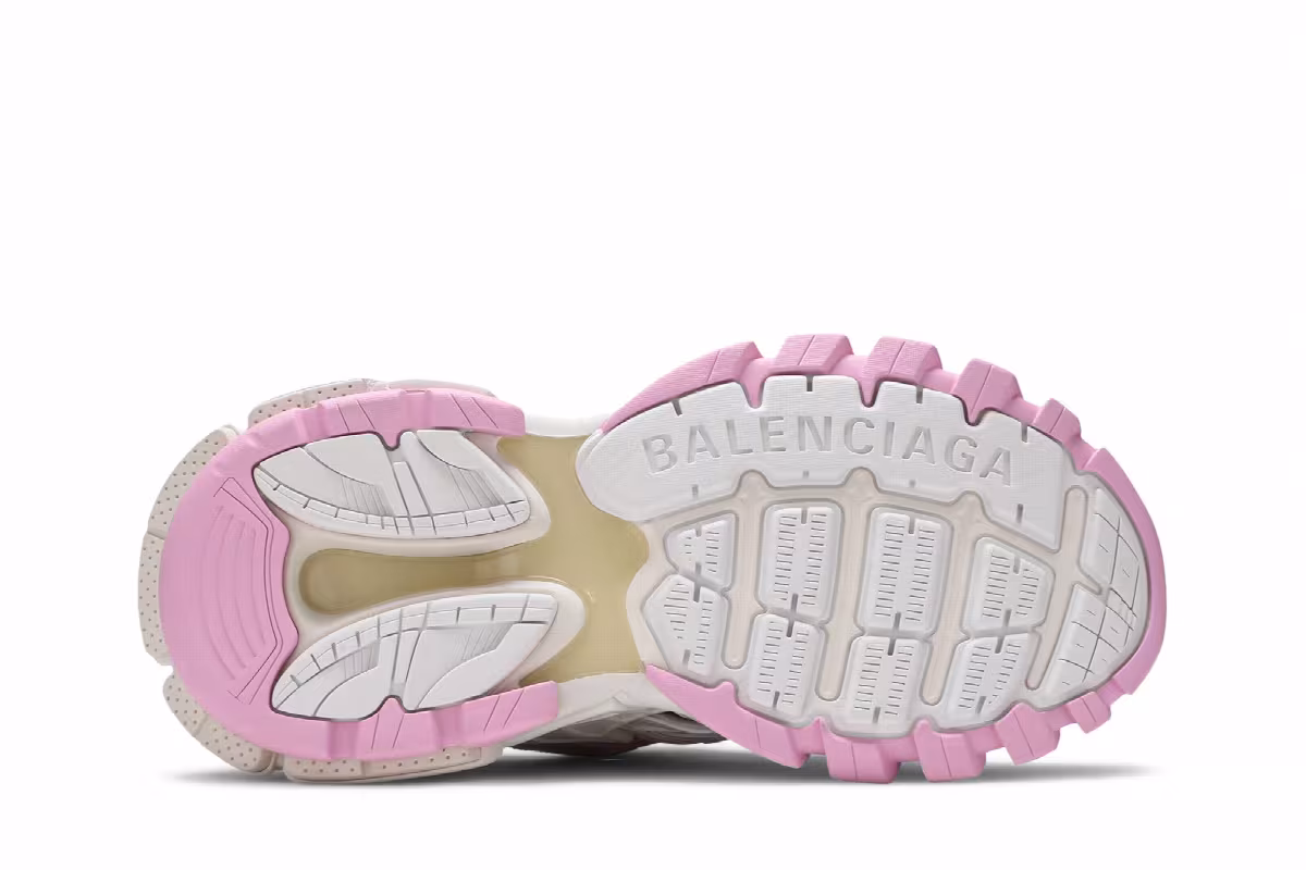 Balenciaga Women's Track.2 Sneaker Pink Beige, view 5
