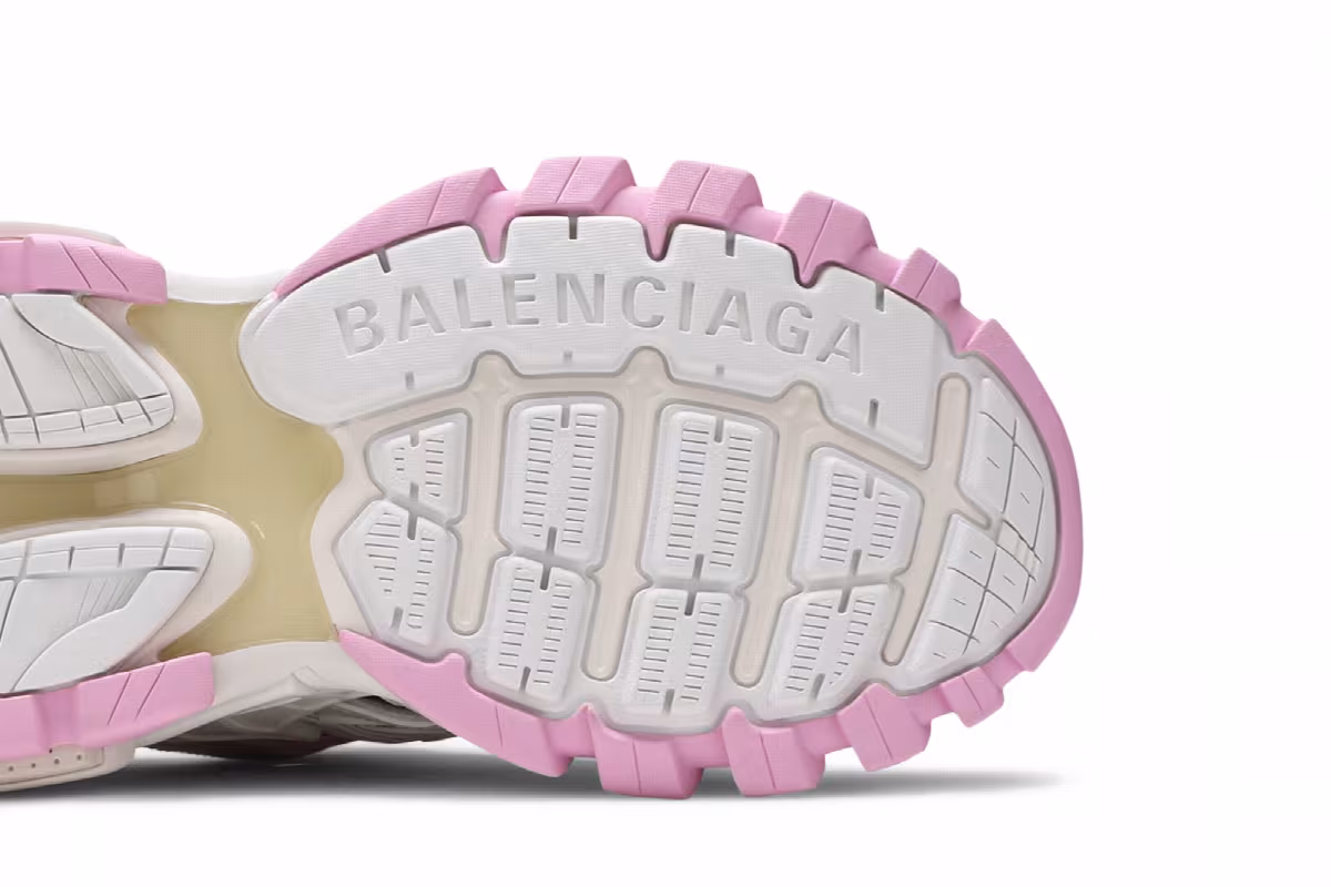 Balenciaga Women's Track.2 Sneaker Pink Beige, view 6