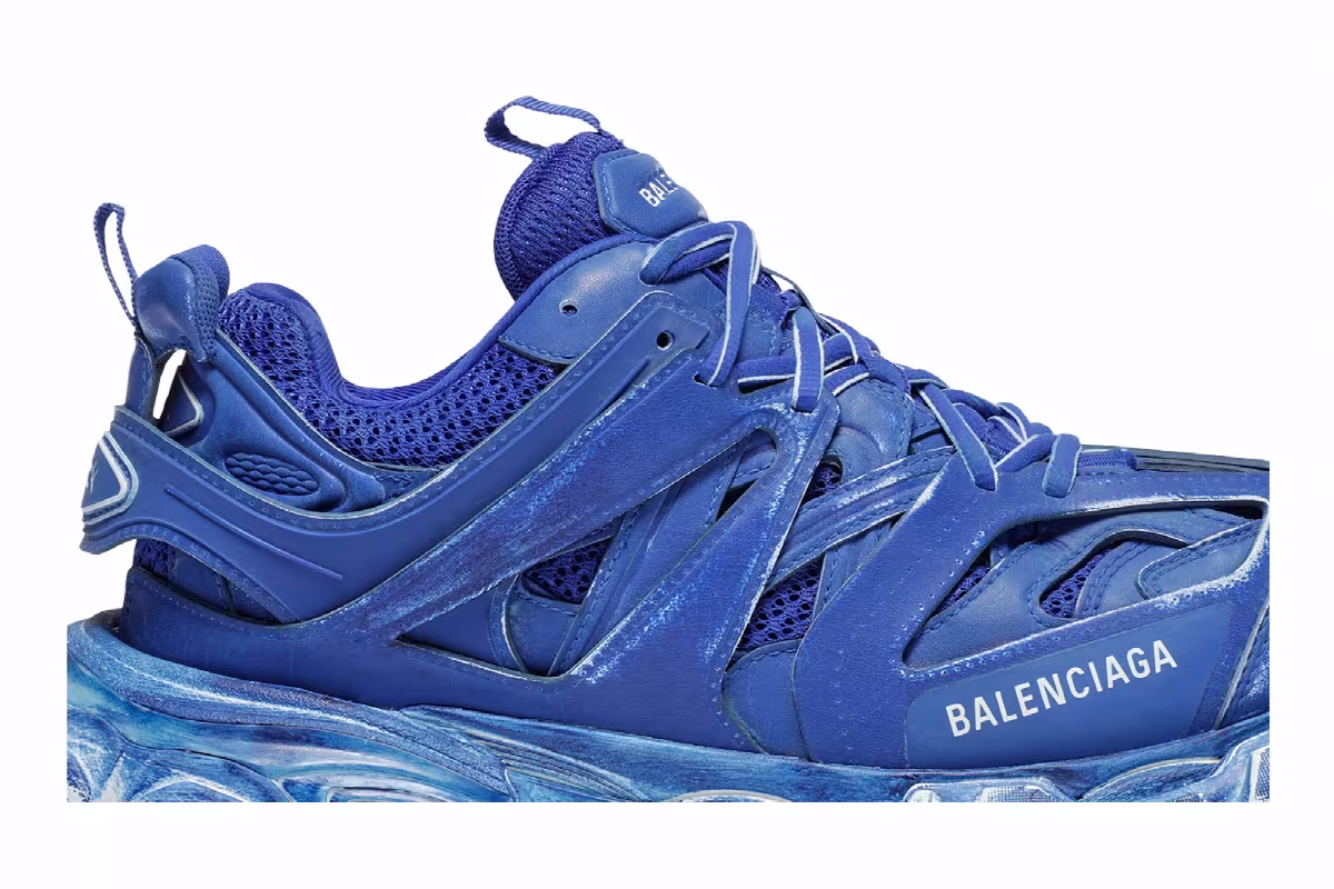 Balenciaga Track Sneaker Faded Blue, view 3