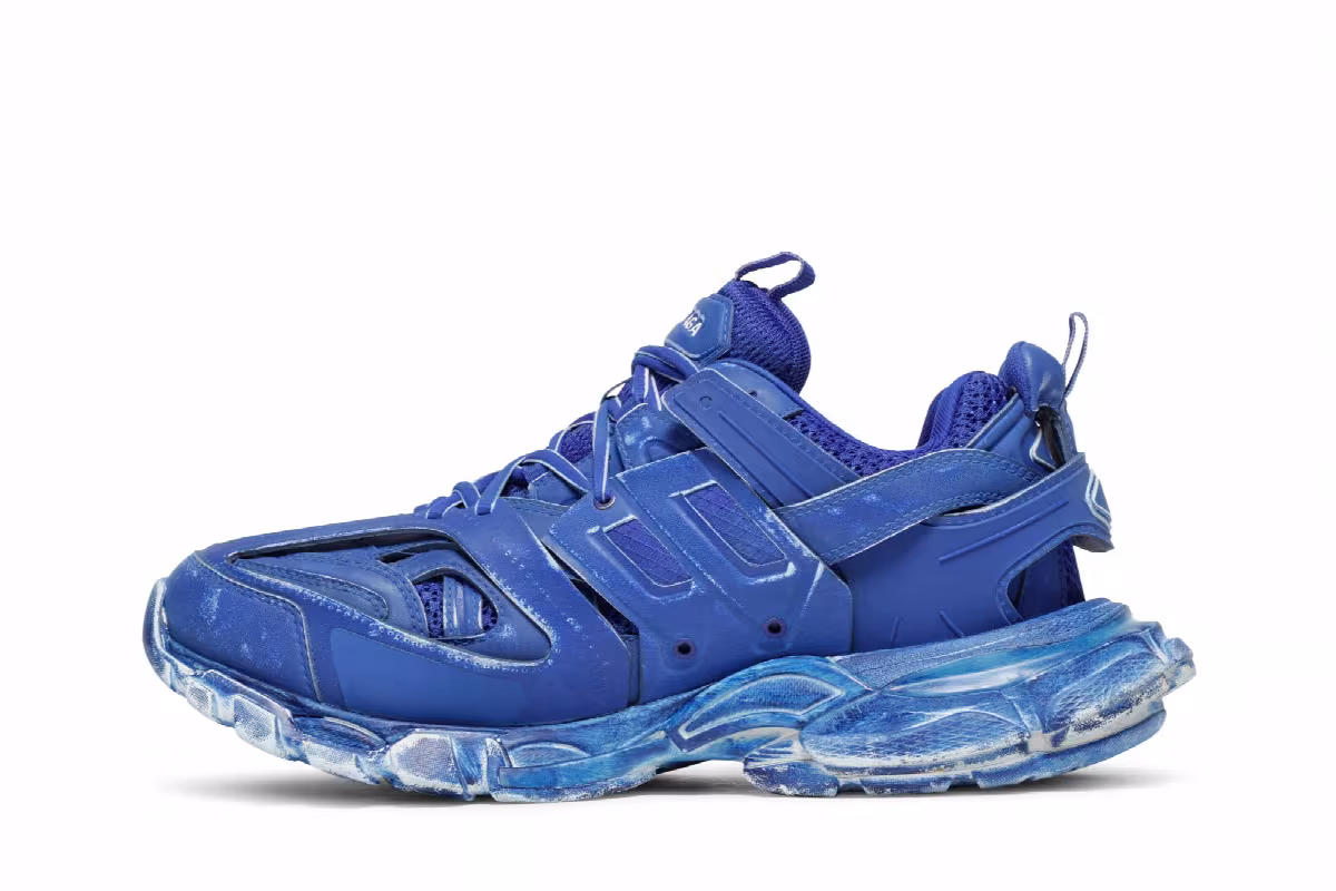 Balenciaga Track Sneaker Faded Blue, view 4