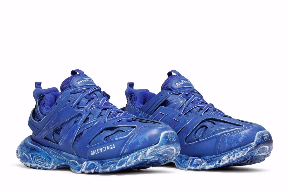 Balenciaga Track Sneaker Faded Blue, view 9