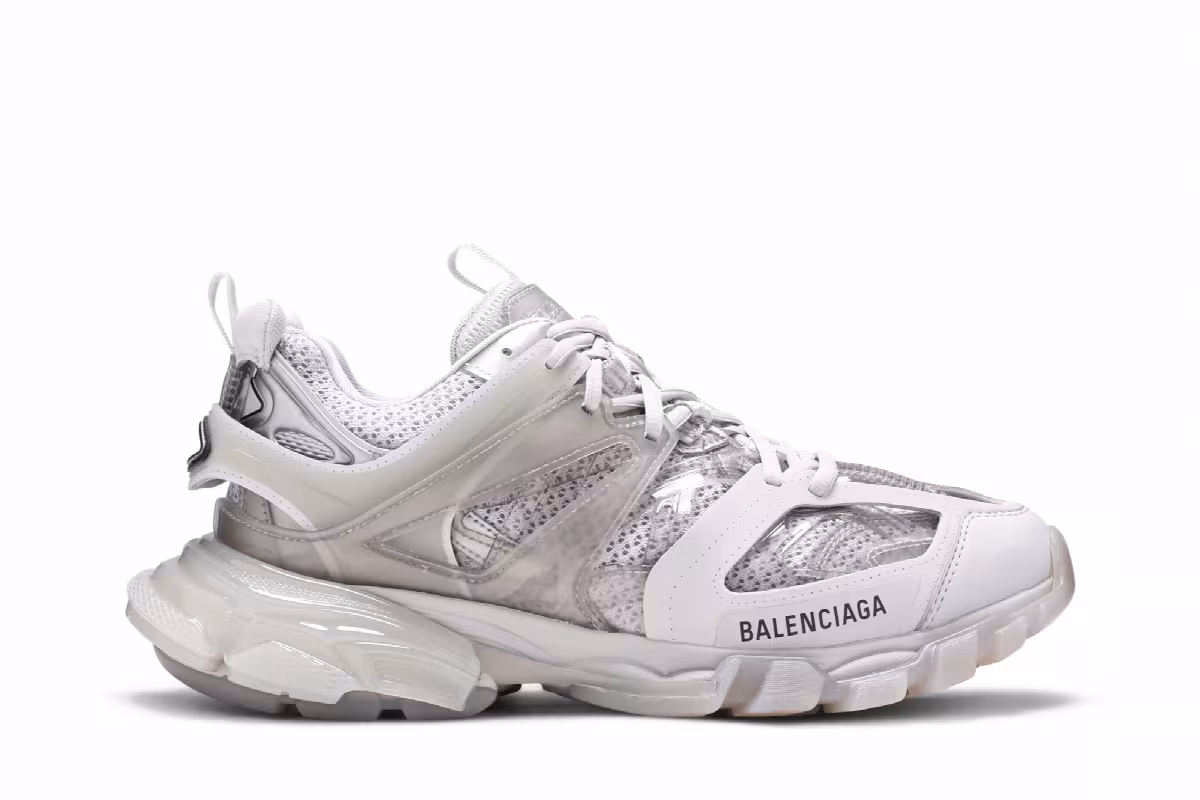 Balenciaga Track Sneaker Clear Sole - Light Grey, view 2