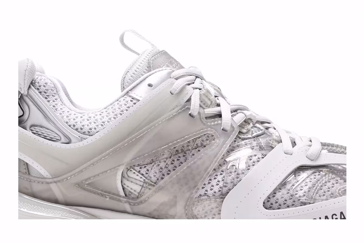 Balenciaga Track Sneaker Clear Sole - Light Grey, view 3