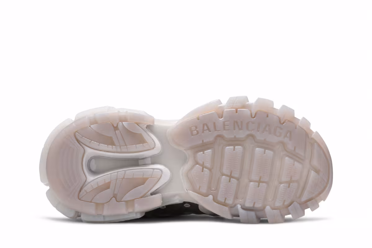 Balenciaga Track Sneaker Clear Sole - Light Grey, view 5