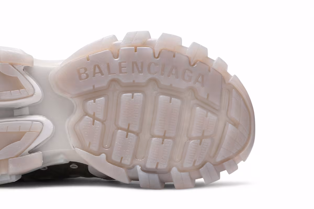 Balenciaga Track Sneaker Clear Sole - Light Grey, view 6