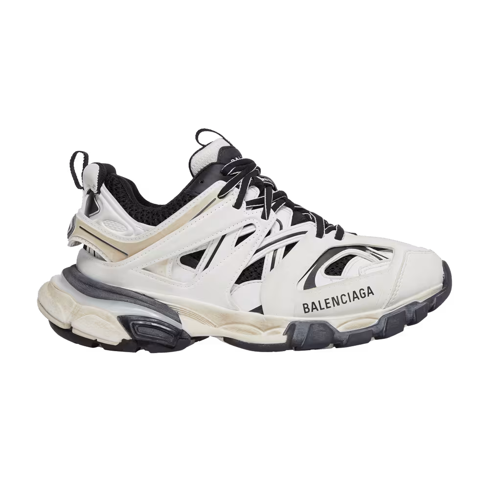 Balenciaga Women's Track Sneaker White Black