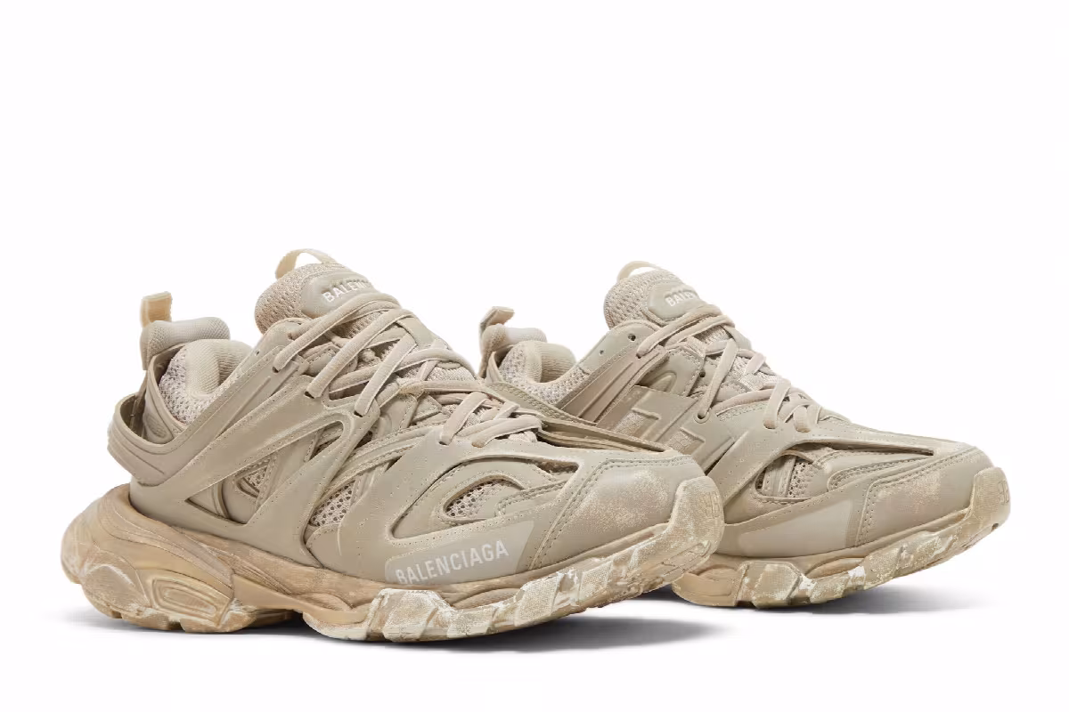 Balenciaga Women's Track Sneaker Beige, view 9