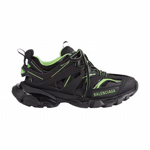 Balenciaga Wmns Track Sneaker 'Black Fluo Green'
