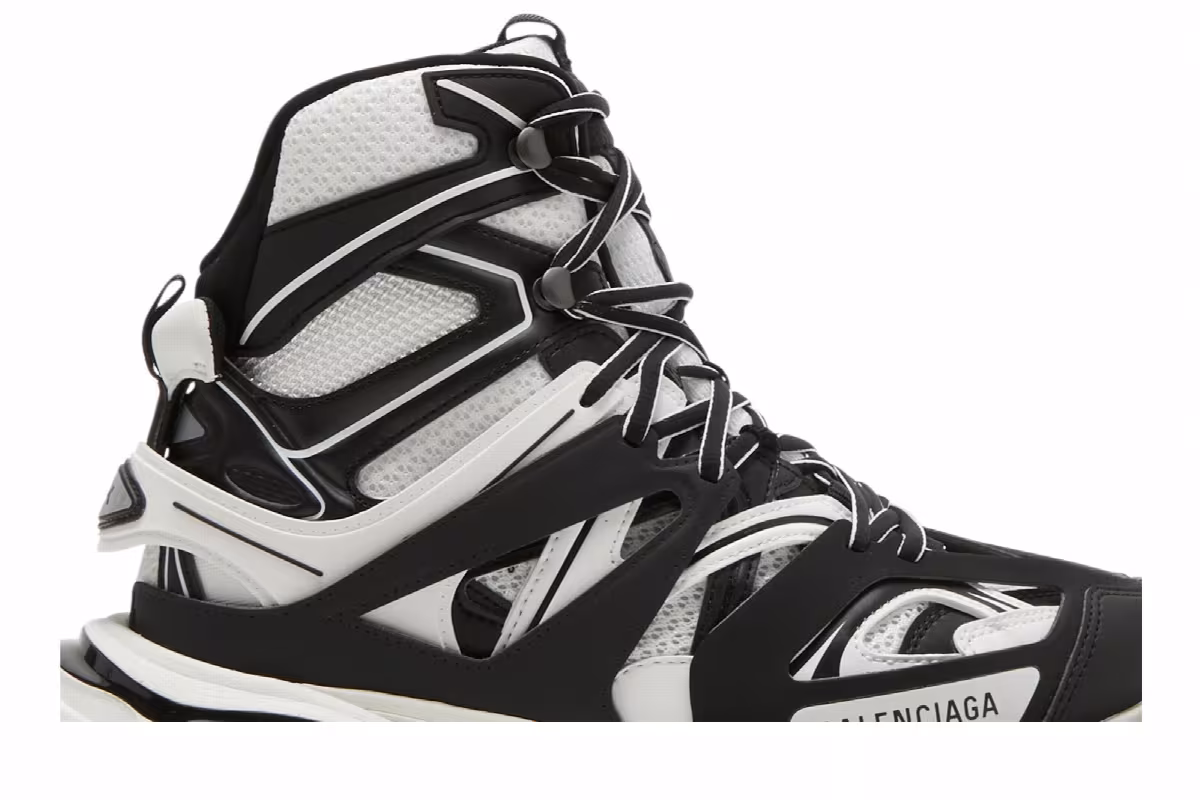 Balenciaga Track Hike Black White, view 3