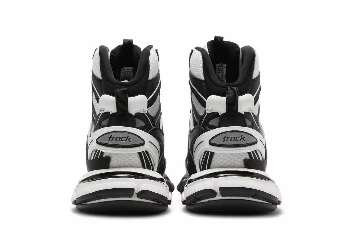 Balenciaga Track Hike Black White, view 7