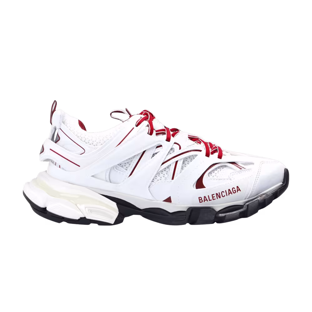 Balenciaga Women's Track Sneaker White Red