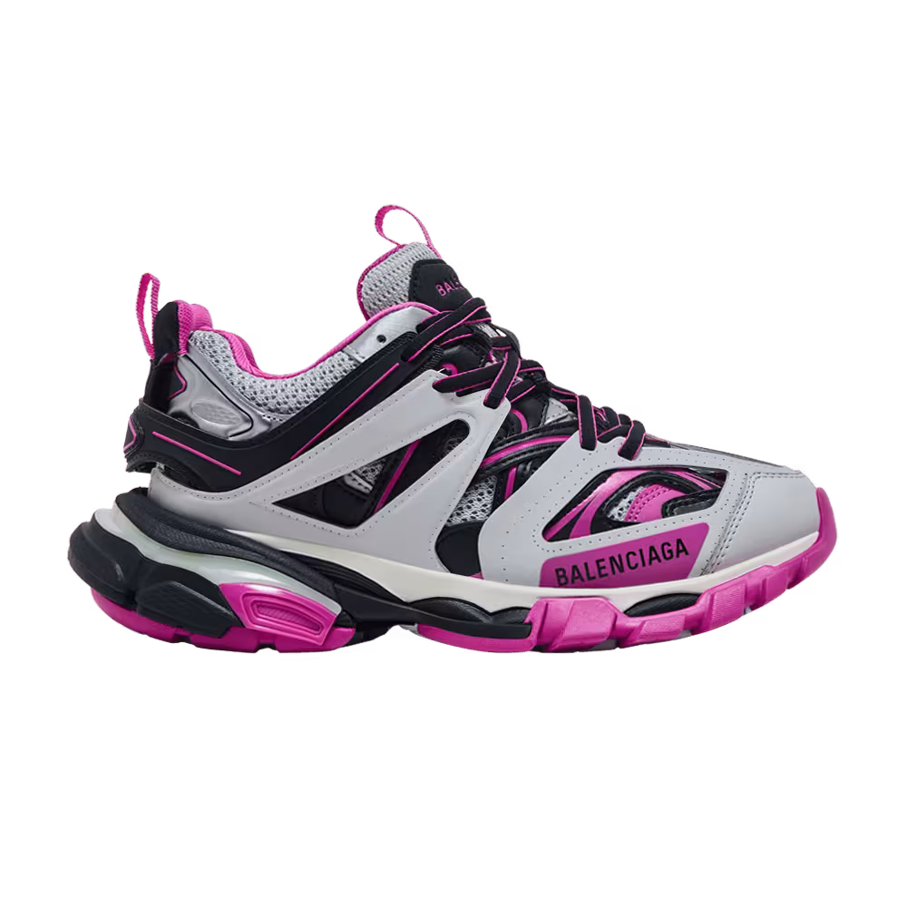 Balenciaga Women's Track Sneaker Grey Pink