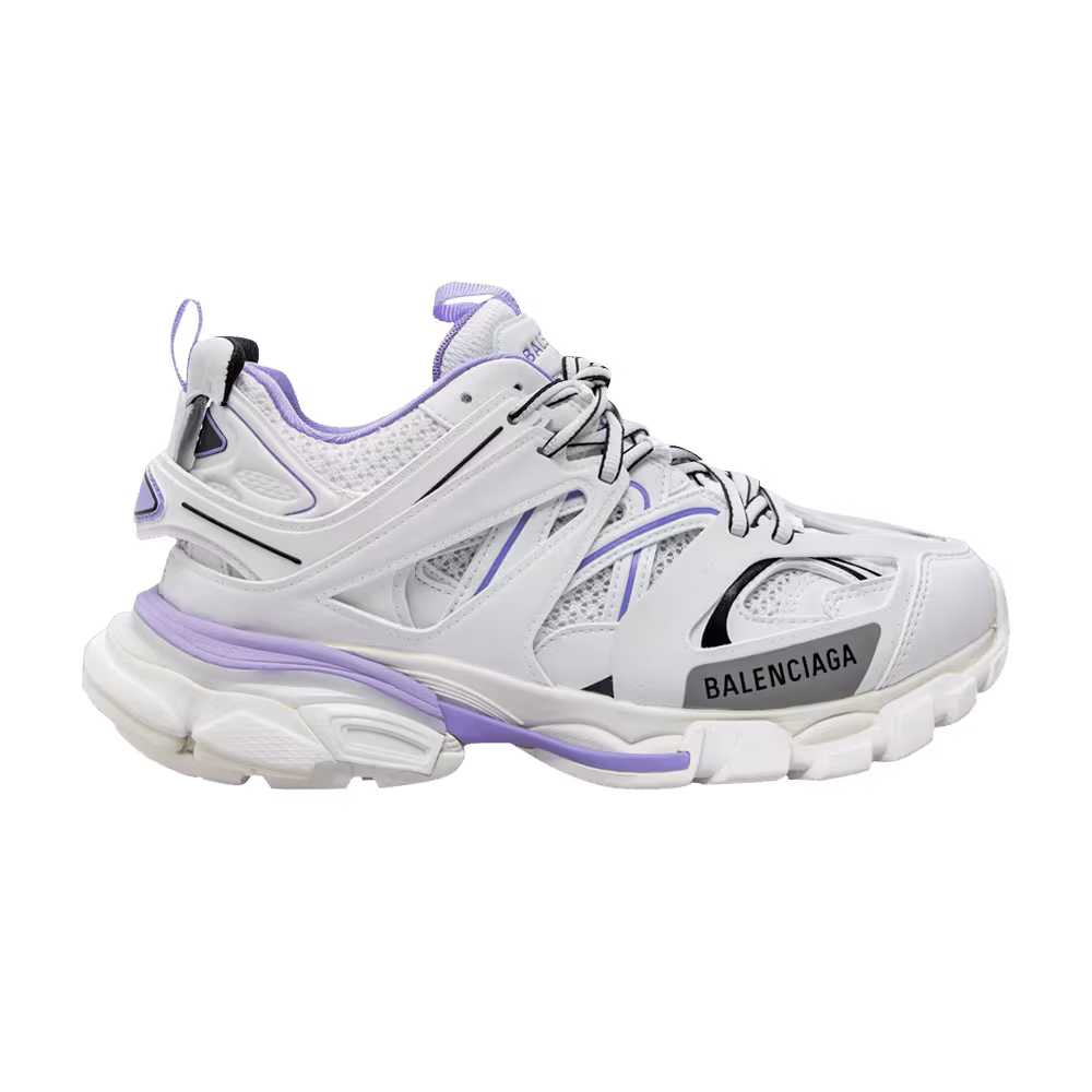 Balenciaga Women's Track Sneaker White Lilac