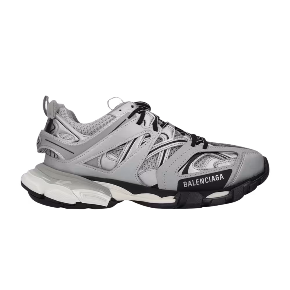 Balenciaga Women's Track Sneaker Metallic Silver