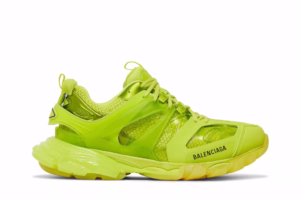 Balenciaga Track Sneaker Clear Sole - Yellow, view 2
