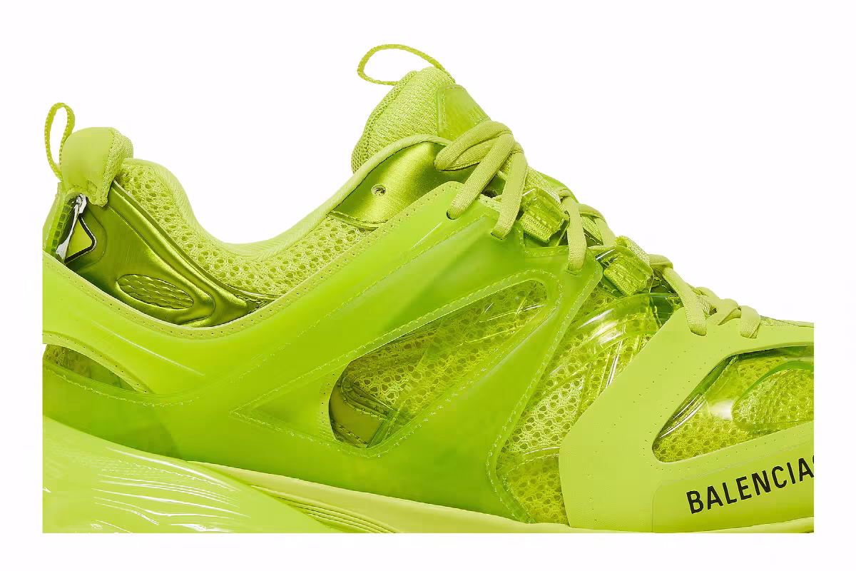 Balenciaga Track Sneaker Clear Sole - Yellow, view 3