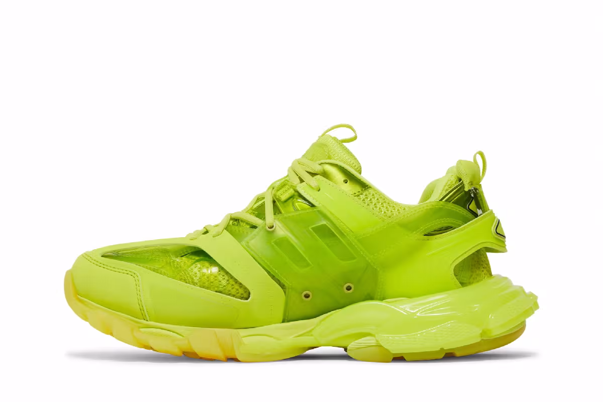 Balenciaga Track Sneaker Clear Sole - Yellow, view 4