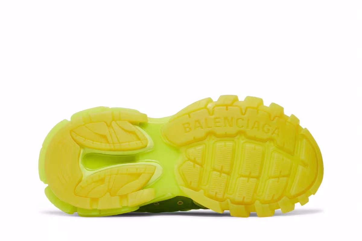 Balenciaga Track Sneaker Clear Sole - Yellow, view 5