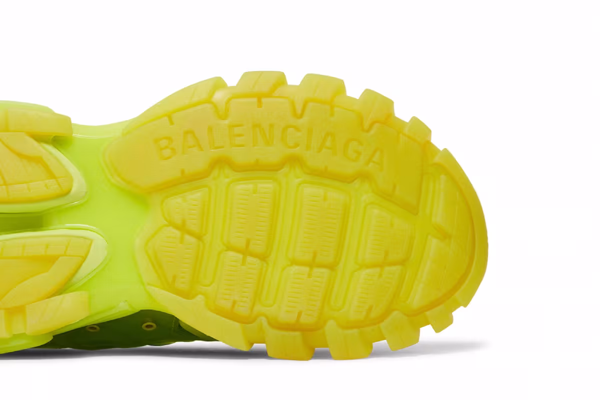 Balenciaga Track Sneaker Clear Sole - Yellow, view 6