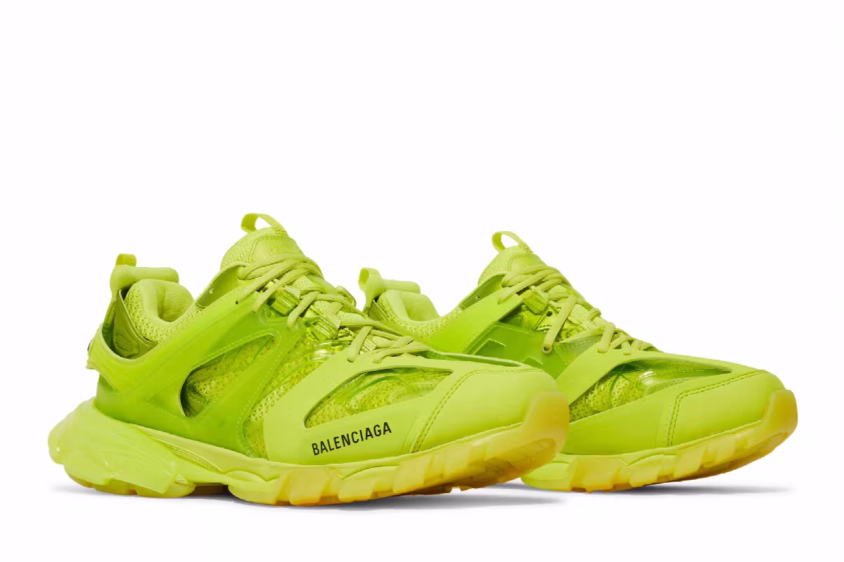 Balenciaga Track Sneaker Clear Sole - Yellow, view 9