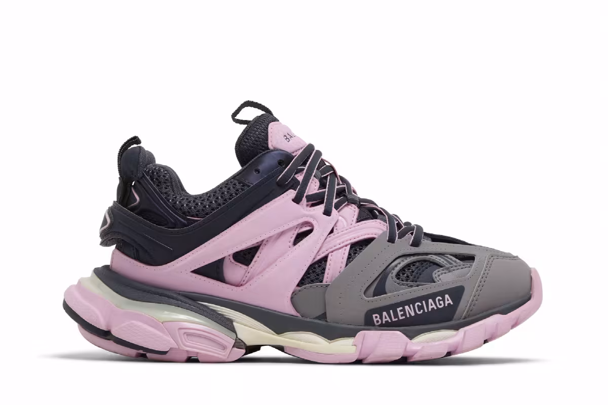 Balenciaga Women's Track Sneaker Pink, view 2
