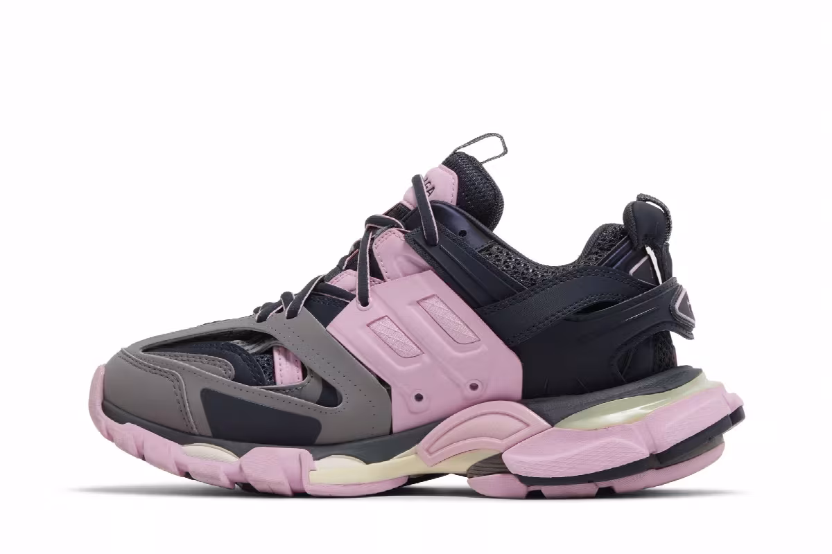Balenciaga Women's Track Sneaker Pink, view 4