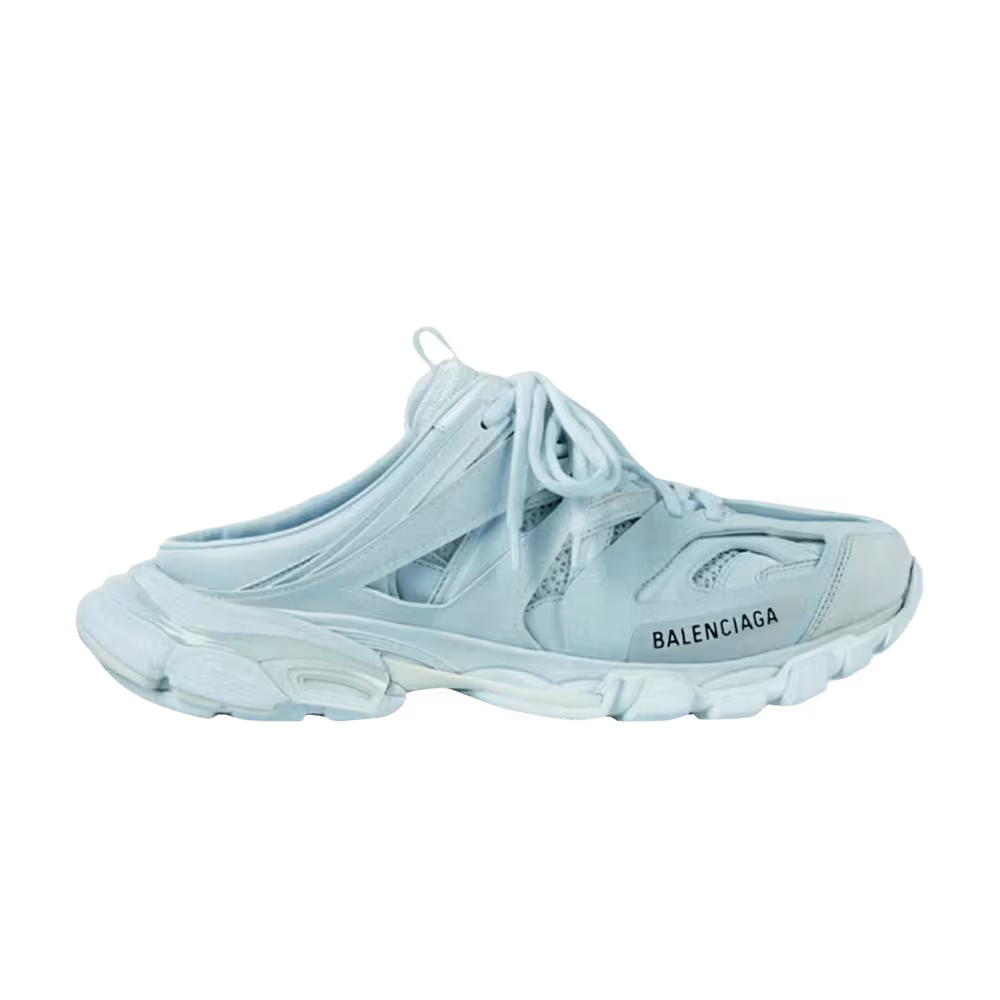 Balenciaga Track Mule Light Blue Black