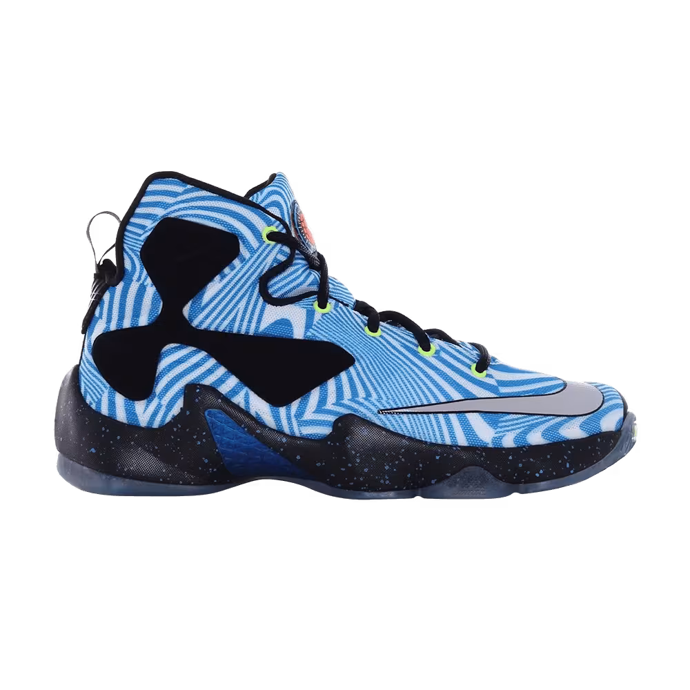 Nike LeBron 13 GS Metallic Silver Photo Blue