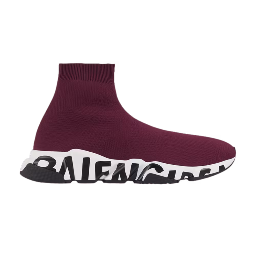 Balenciaga Speed Trainer Midsole Graffiti - Purple