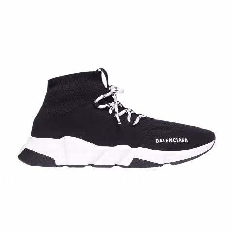 Balenciaga Speed Trainer Lace-Up 'Black White'