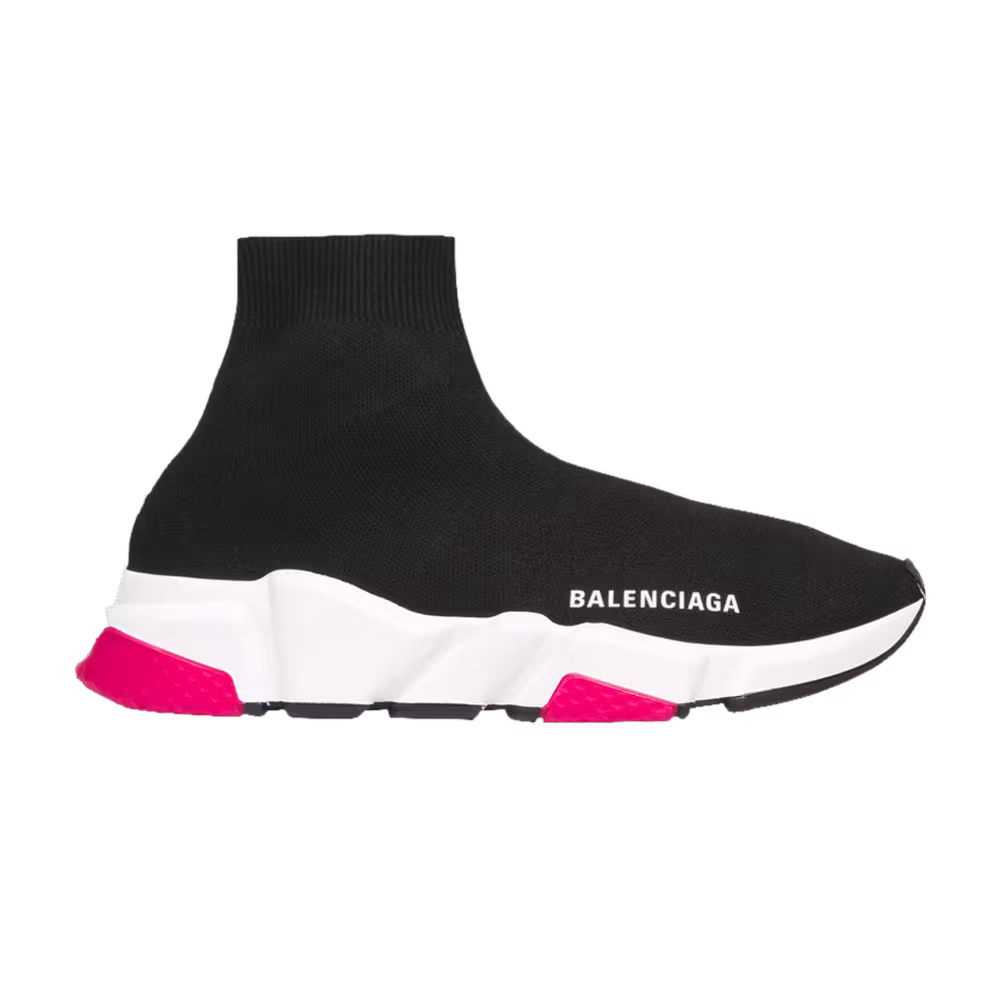 Balenciaga Women's Speed Trainers Black Pink