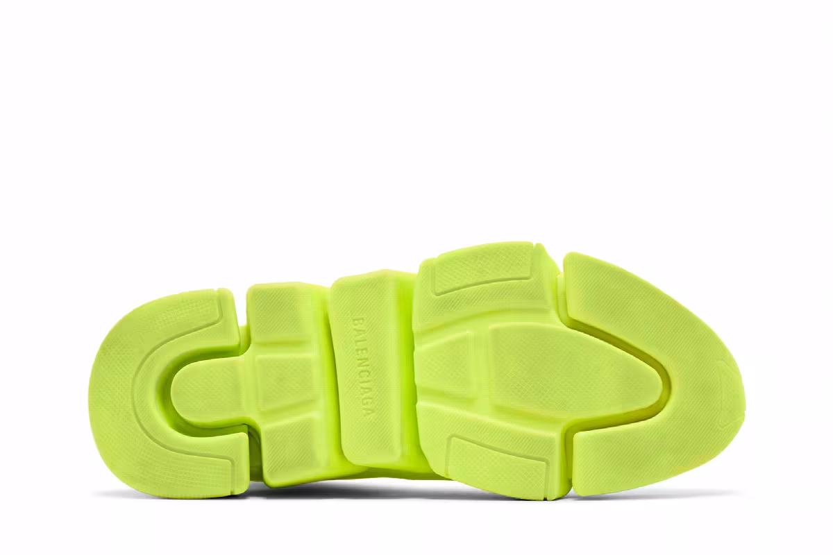 Balenciaga Speed 2 Trainer Knit Fluo Yellow, view 5