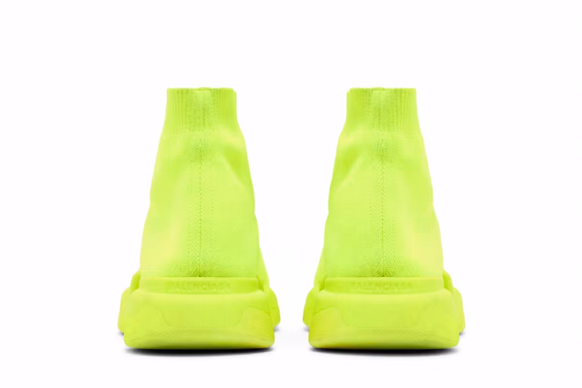 Balenciaga Speed 2 Trainer Knit Fluo Yellow, view 7