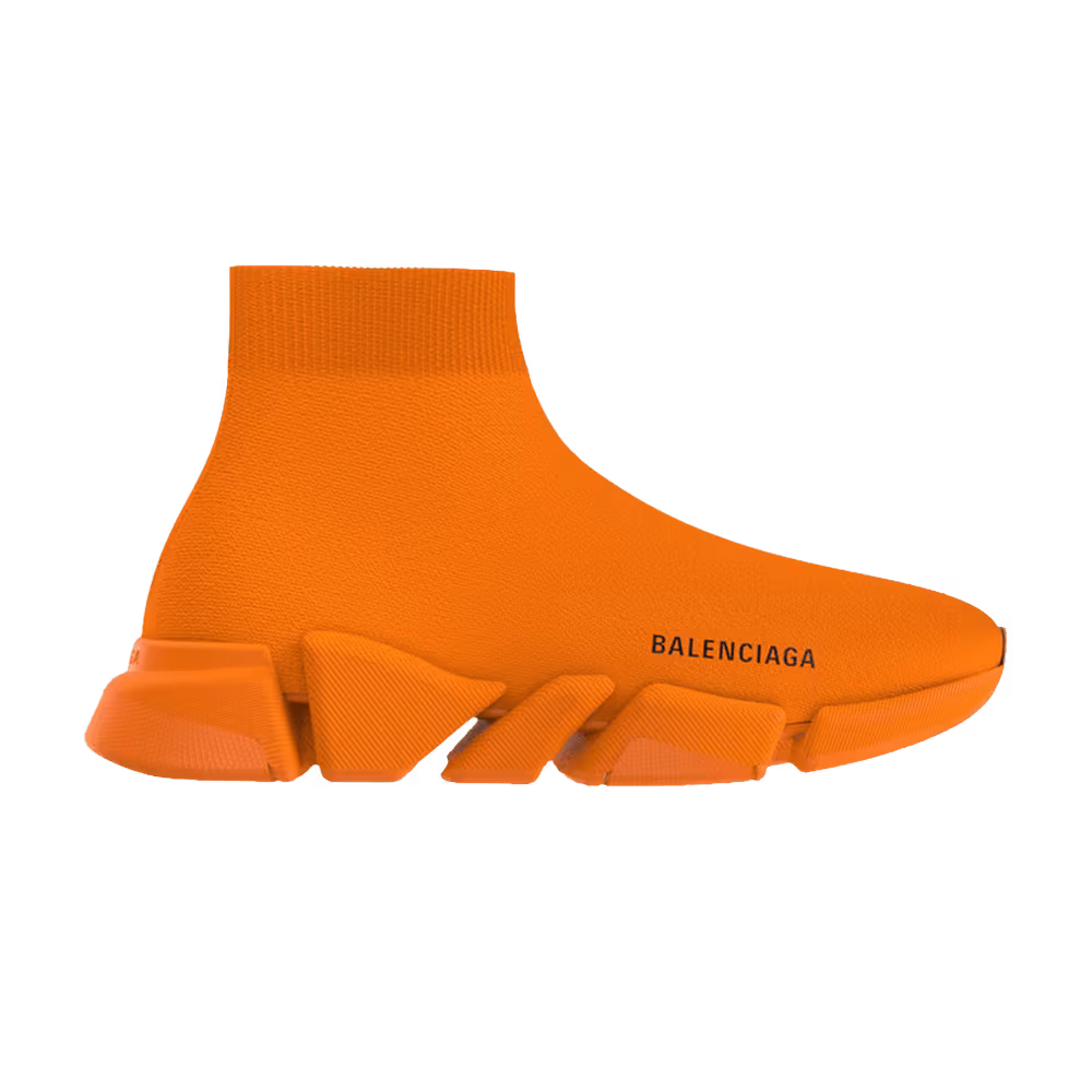 Balenciaga Women's Speed 2.0 Sneaker Neon Orange