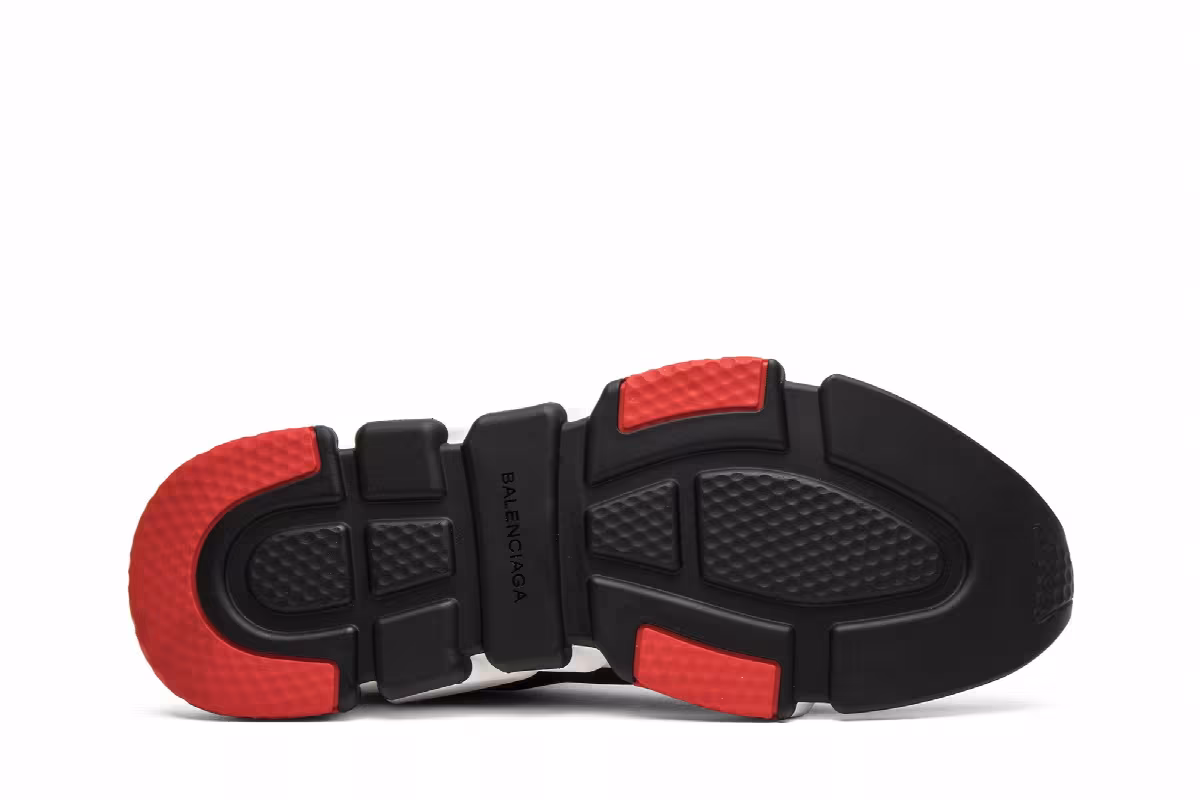 Balenciaga Speed Trainer Mid Black Red, view 5