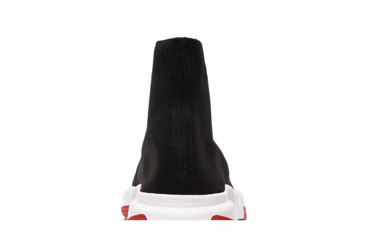 Balenciaga Speed Trainer Mid Black Red, view 8
