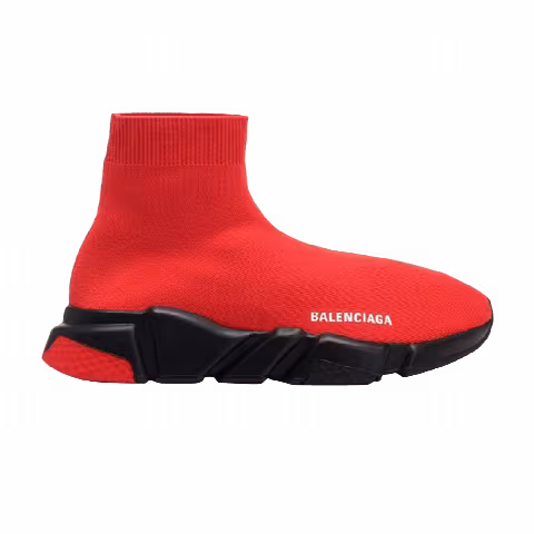 Balenciaga Speed Knit Trainer 'Red Black'