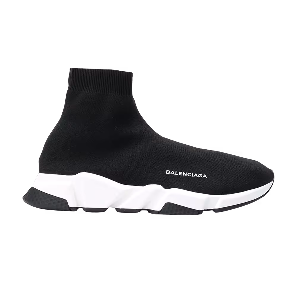 Balenciaga Speed Trainer Mid Black White 2018