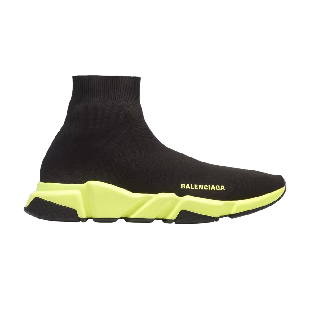 Balenciaga Speed Trainer Black Neon Yellow